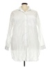 Gap 100% Cotton White 3/4 Sleeve Button-Down Shirt Size XXL - photo 1