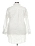 Gap 100% Cotton White 3/4 Sleeve Button-Down Shirt Size XXL - photo 2