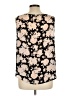 Elle 100% Polyester Black Sleeveless Blouse Size L - photo 2