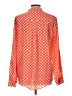 MICHAEL Michael Kors 100% Polyester Orange Long Sleeve Blouse Size L - photo 2