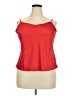 J.Crew Factory Store 100% Polyester Red Sleeveless Top Size XXL - photo 1