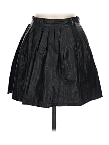 Lioness Faux Leather Skirt (view 2)