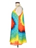 Alice + Olivia 100% Polyester Tie-dye Orange Blue Casual Dress Size L - photo 5