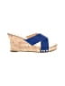 Just Be... 100% Other Blue Wedges Size 6 - photo 1