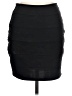 Popular Basics Solid Black Casual Skirt Size L - photo 1