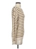 REI Co Op 100% Cotton Stripes Tan Turtleneck Sweater Size XS - photo 4