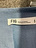 Fig 100% Lyocell Blue Sleeveless Blouse Size M - photo 7