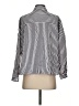 Zara Basic Stripes Ivory Black Long Sleeve Button-Down Shirt Size S - photo 2