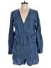 Ann Taylor LOFT 100% Lyocell Blue Romper Size 4 - photo 1