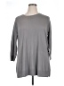 Max Studio 100% Merino Extra Fine Wool Gray Wool Pullover Sweater Size XL - photo 1