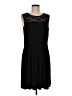 En Focus Studio Solid Black Cocktail Dress Size M (estimated) - photo 1
