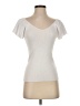 Halogen Ivory Short Sleeve T-Shirt Size S - photo 1
