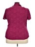 East5th Burgundy Short Sleeve Blouse Size 2X - photo 2