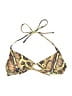 Unbranded Animal Print Yellow Swimsuit Top Size S - photo 2