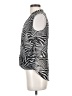 H&M 100% Polyester Silver Sleeveless Blouse Size 4 - photo 5
