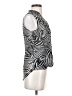 H&M 100% Polyester Silver Sleeveless Blouse Size 4 - photo 4