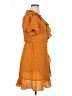 Forever 21 Plus Polka Dots Orange Casual Dress Size 0X - photo 4
