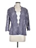 R&M Richards Gray 3/4 Sleeve Blouse Size 8 - photo 1