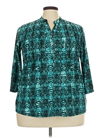 Notations 3/4 Sleeve Blouse (view 1)