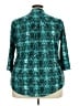 Notations Teal 3/4 Sleeve Blouse Size 2X - photo 2