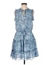 Elan 100% Polyester Paisley Blue Casual Dress Size M - photo 1