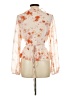 Wilfred 100% Polyester Orange 3/4 Sleeve Blouse Size L - photo 2