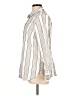 Talbots Stripes Ivory Long Sleeve Button-Down Shirt Size L - photo 5