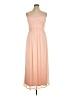 David's Bridal 100% Polyester Pink Cocktail Dress Size 14 - photo 1