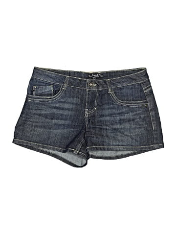 Sequin Hearts Denim Shorts (view 1)