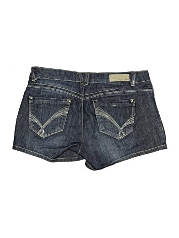 Sequin Hearts Denim Shorts (view 2)