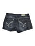 Sequin Hearts Blue Denim Shorts Size 7 - photo 2
