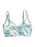 Coco Reef Print Blue Swimsuit Top Size L - photo 2