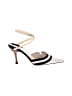Salvatore Ferragamo Stripes Ivory Heels Size 8 1/2 - photo 1