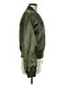 Topshop 100% Polyester Solid Green Jacket Size 8 - photo 4