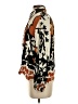 Zara Print Black Long Sleeve Blouse Size S - photo 5