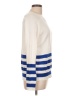 Liz Claiborne 100% Acrylic Stripes Ivory Pullover Sweater Size L - photo 4