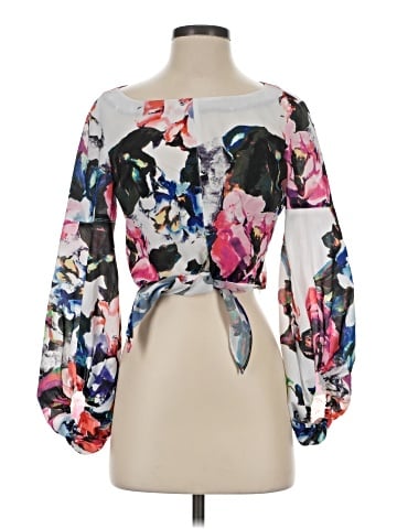 Bebe 3/4 Sleeve Blouse (view 1)