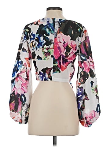 Bebe 3/4 Sleeve Blouse (view 2)