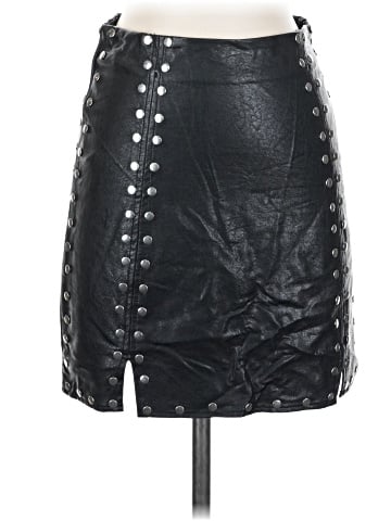 Missguided Faux Leather Skirt (view 1)