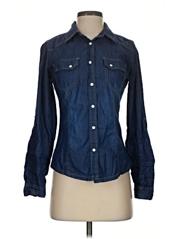 New Look Long Sleeve Button-Down Shirt (view 1)