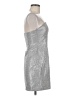 Forever 21 100% Polyester Metallic Silver Cocktail Dress Size M - photo 4