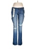 Bullhead 100% Cotton Hearts Blue Jeans Size 13 - photo 1