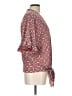 Max Studio Burgundy 3/4 Sleeve Blouse Size L - photo 4