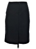 Trina Turk Solid Black Casual Skirt Size 0 - photo 2