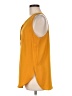 Gibson Latimer 100% Polyester Yellow Sleeveless Blouse Size M - photo 5