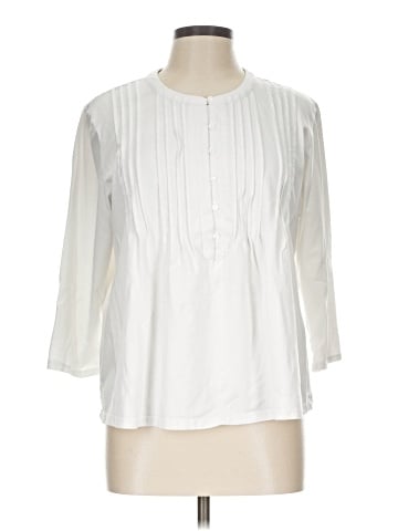Lands' End 3/4 Sleeve Blouse (view 1)