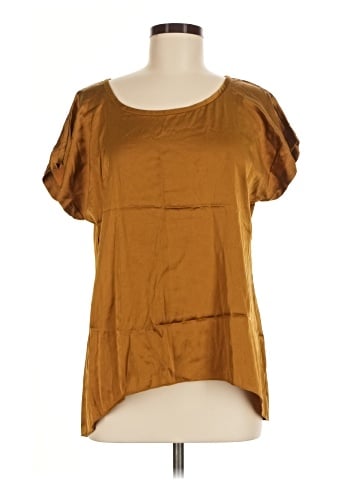 Eileen Fisher Short Sleeve Silk Top (view 1)