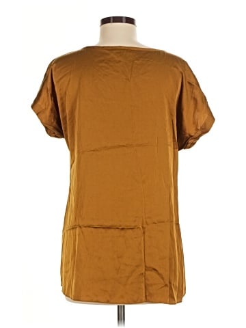 Eileen Fisher Short Sleeve Silk Top (view 2)