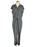 Rock & Republic Solid Gray Jumpsuit Size L - photo 1