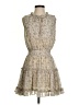 Papermoon 100% Polyester Tweed Tan Cocktail Dress Size S - photo 1